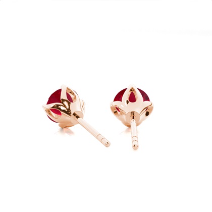 Rose Gold Diamond Earrings