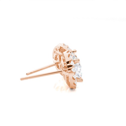 Multi Diamant Ohrstecker in einer Krappenfassung