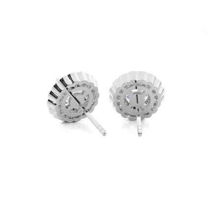 Multi Diamant Ohrstecker in einer Krappenfassung