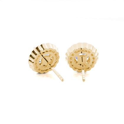 Gelbgold Diamant Ohrringe