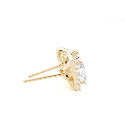 Multi Diamant Ohrstecker in einer Krappenfassung