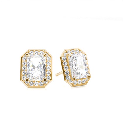 Radiant Diamond Earrings