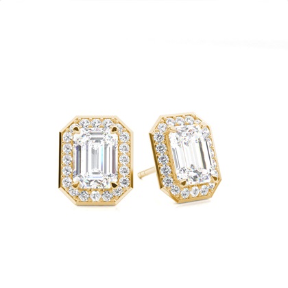 Emerald Diamond Earrings