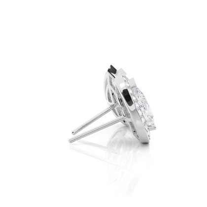 Pear Moissanite Earrings Diamond