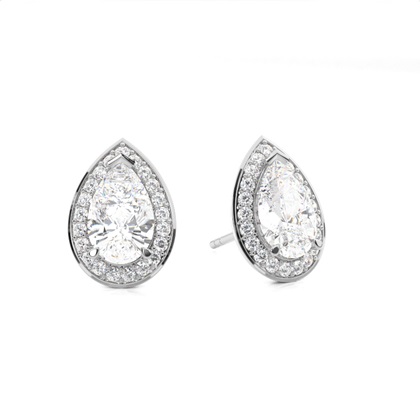 Pear Women's Diamond Earrings Diamond