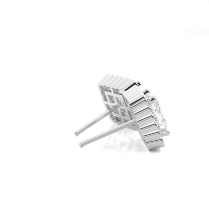 Multi Diamant Ohrstecker in einer Krappenfassung