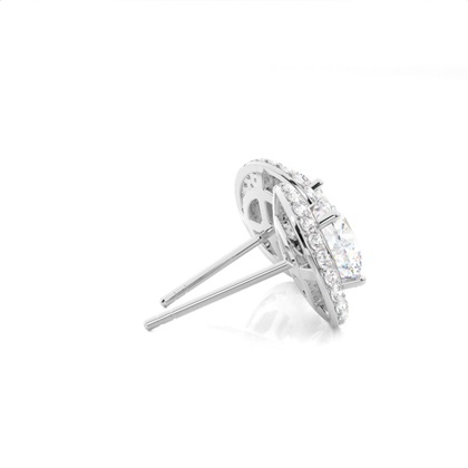 Multi Diamant Ohrstecker in einer Krappenfassung