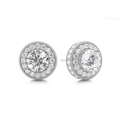 Multi Diamant Ohrstecker in einer Krappenfassung