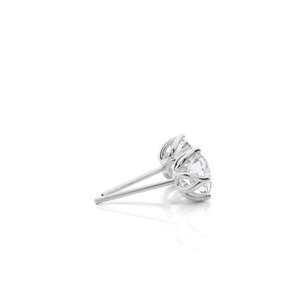 Silver Moissanite Earrings