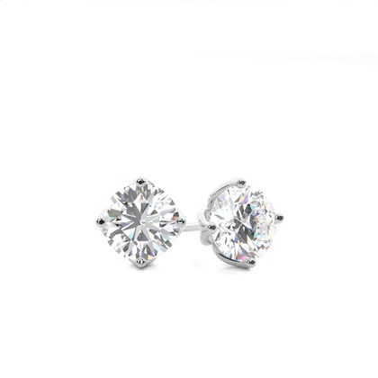 White Gold Diamond Earrings