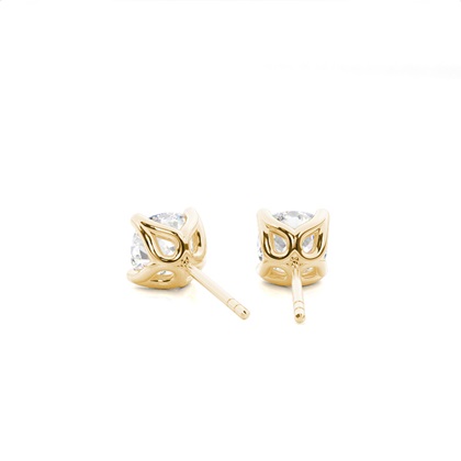 Diamant Ohrstecker in einer Krappenfassung