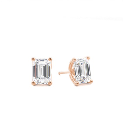 Emerald Diamond Earrings