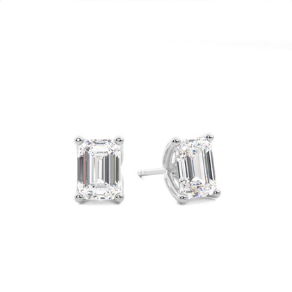 Emerald Diamond Earrings