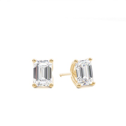 Emerald Diamond Earrings