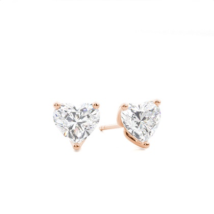 Heart Diamond Earrings
