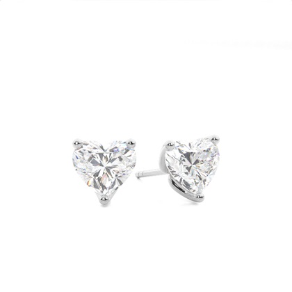 Heart Diamond Earrings
