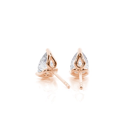 Prong-Einstellung Moissanit-Ohrstecker