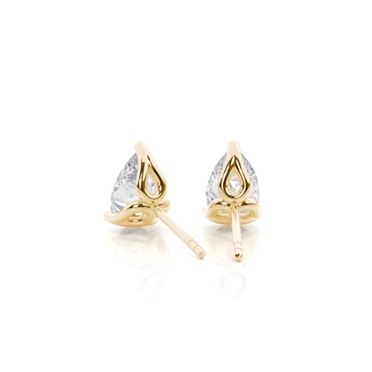 Prong-Einstellung Moissanit-Ohrstecker