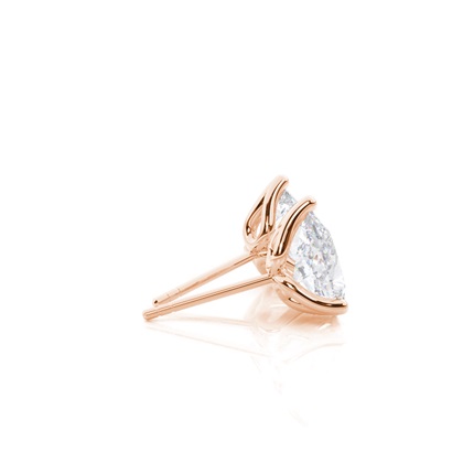 Pear Moissanite Diamond Earrings Diamond