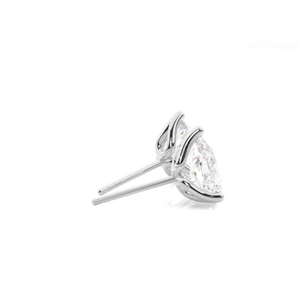 Diamant Ohrstecker in einer Krappenfassung