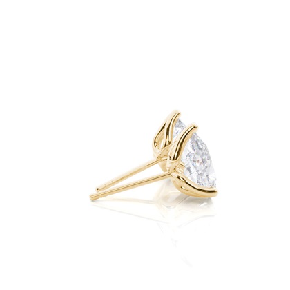 Pear Moissanite Diamond Earrings Diamond