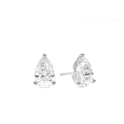 Pear Drop Diamond Earrings 