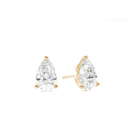 Pear Drop Diamond Earrings 