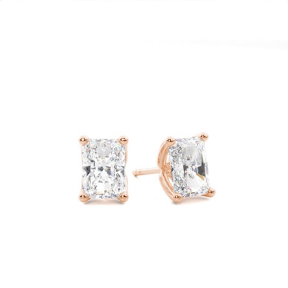 Rose Gold Diamond Earrings