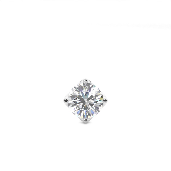 4 Prong Setting Diamond Men's Single Earring