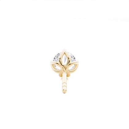 4 Prong Setting Diamond Men's Single Earring