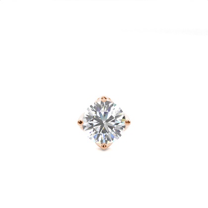 4 Prong Setting Diamond Men's Single Earring