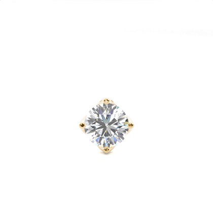 4 Prong Setting Diamond Men's Single Earring