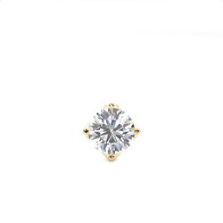 4 Prong Setting Diamond Men's Single Earring