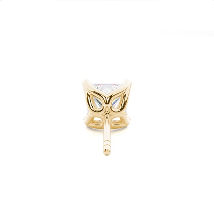 4-Krappen-Fassung Diamond Men's Single Ohrring