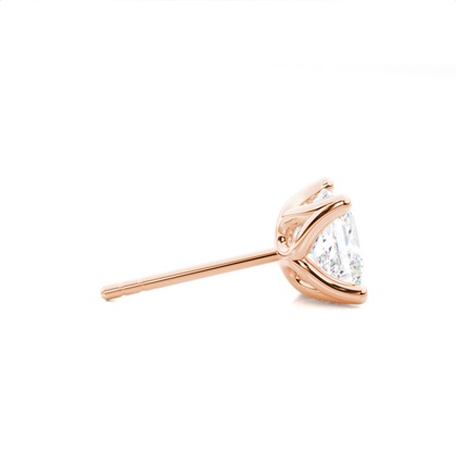 4-Krappen-Fassung Diamond Men's Single Ohrring