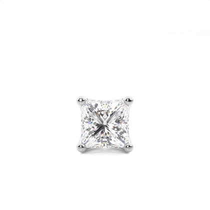 4 Prong Setting Diamond Men's Single Earring