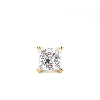 4 Prong Setting Diamond Men's Single Earring
