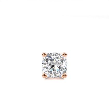 4 Prong Setting Diamond Men's Single Earring