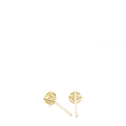 Gelber Diamant Ohrstecker