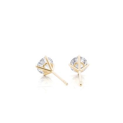 Prong Setting Moissanite Stud Earrings
