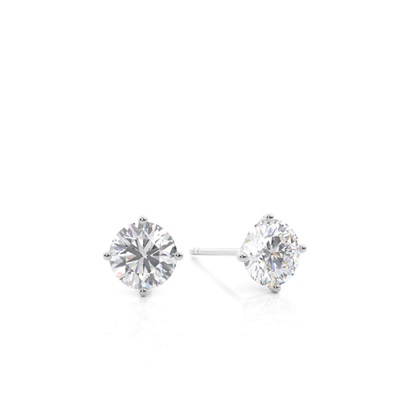 Prong Setting Moissanite Stud Earrings