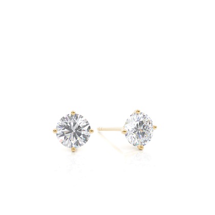 Prong Setting Moissanite Stud Earrings