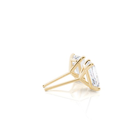Smeraldo Oro giallo Moissanite Orecchini