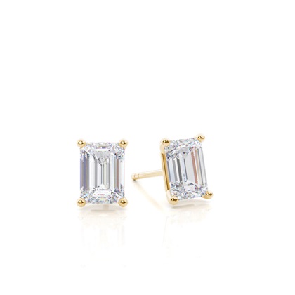 Prong Setting Moissanite Stud Earrings
