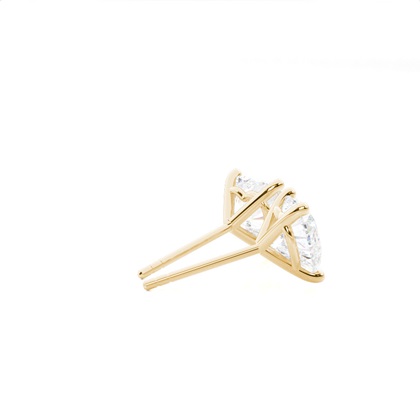 Diamant Ohrstecker in einer Krappenfassung