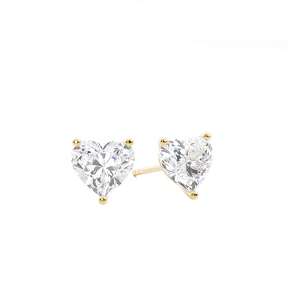 Yellow Gold Diamond Earrings