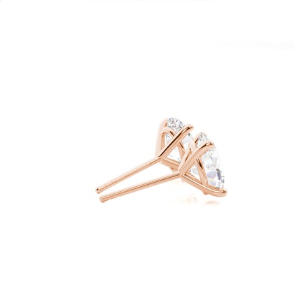 Diamant Ohrstecker in einer Krappenfassung