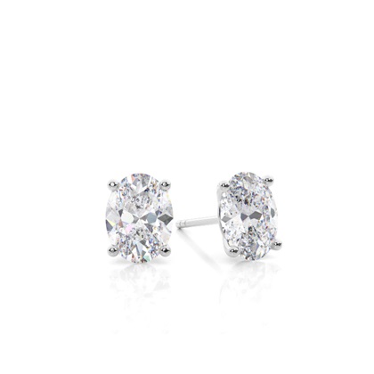 Prong Setting Moissanite Stud Earrings