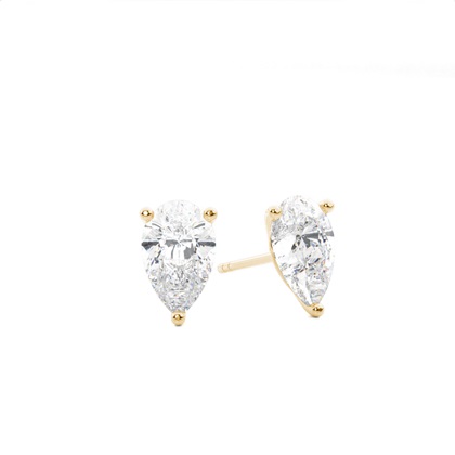 Pear Drop Diamond Earrings 
