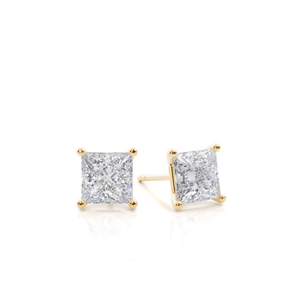 Prong Setting Moissanite Stud Earrings